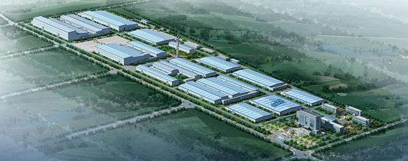 新廠(chǎng)區鳥(niǎo)瞰圖